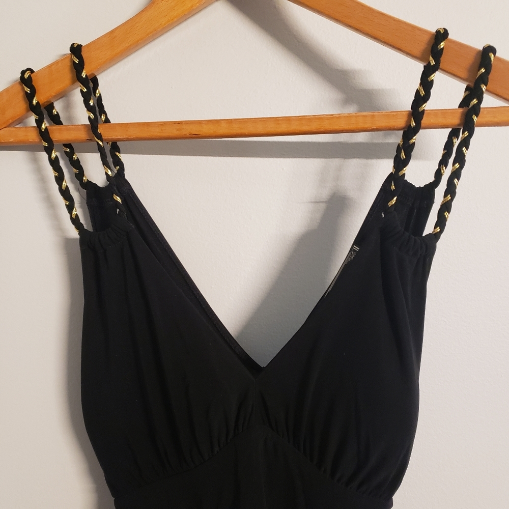 GUESS black dress with gold straps